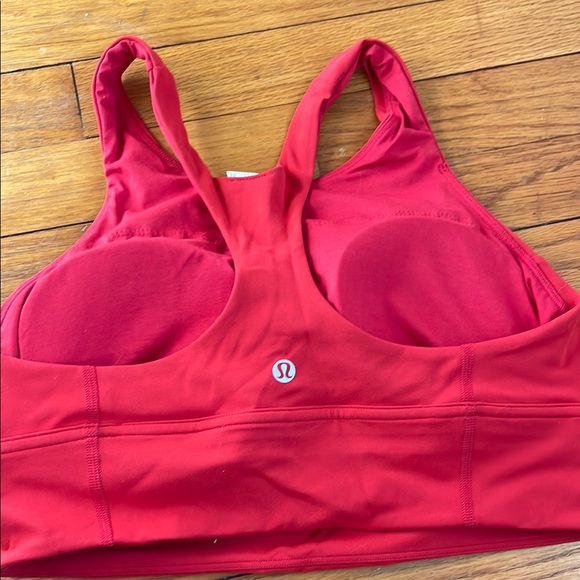 Lululemon Wunder Train Bra- Dark Red - Picture 3 of 3